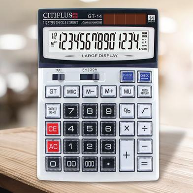 GT-14 Glass Key Series Electronic Calculator 14 Digit GT-14 Calculator. 