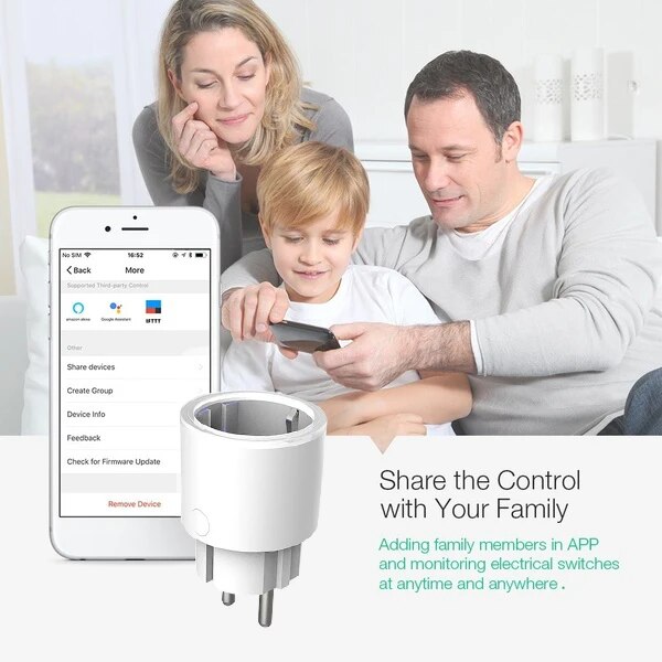 【YIYANGMAOYI111】WiFi EU Smart Socket Wireless Smart Life App Tuya Smart Home Automation wifi Intelligent Plug Google Pop. 