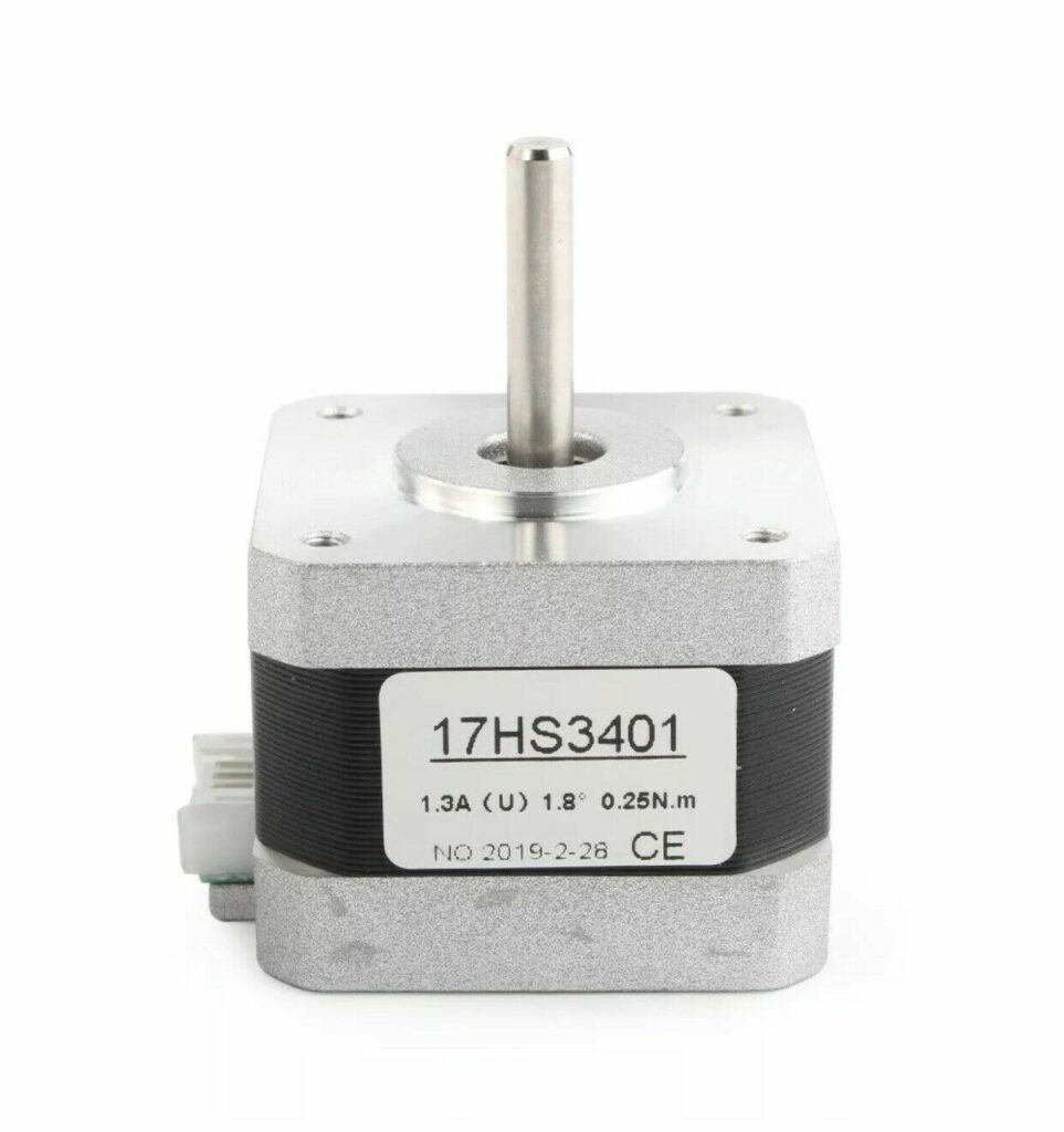 0.25N.m NEMA17 NEMA-17 17HS3401 DC 12V 1.3A 0.25N.m 1.8 Degree 4 Lead Cables 42BYGH L34mm Stepper Motor For CNC Machine 3D Printer NEMA 17 Stepper Motor. 