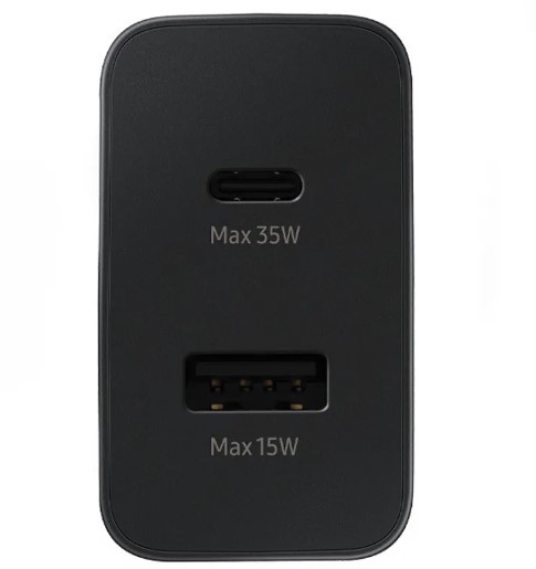Official Samsung 45W PD Fast Charging Adapter Type-C to Type-C Adapter and Cable 2 pin. 
