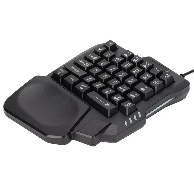 One Handed Gaming Keyboard Mini Gaming Keyboard Half Keyboard Gaming RGB Gaming Keyboard