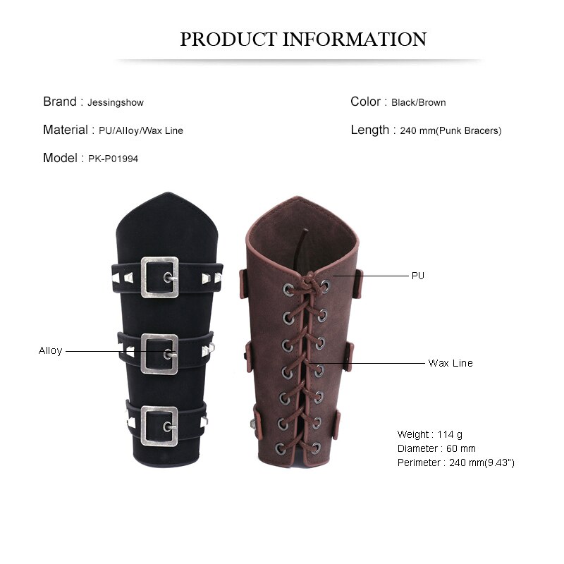 Knight Style Bracer Wide PU Leather Adjustable Cross Strings Arm Armor Arm Gauntlet Steampunk Waistband Unisex Bracer Protective. 
