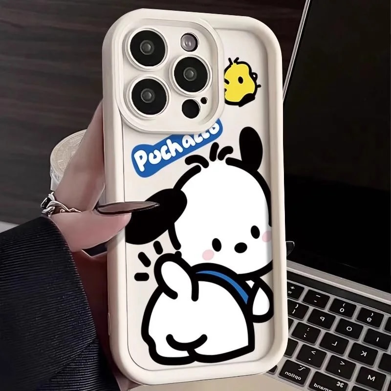 Candy Kitty Pochacco Cartoon Plain Multistep TPU Soft Phone Case for Motorola Moto G14 G54 G9 Play G9 E22 E22i E7 Plus Cute Capa