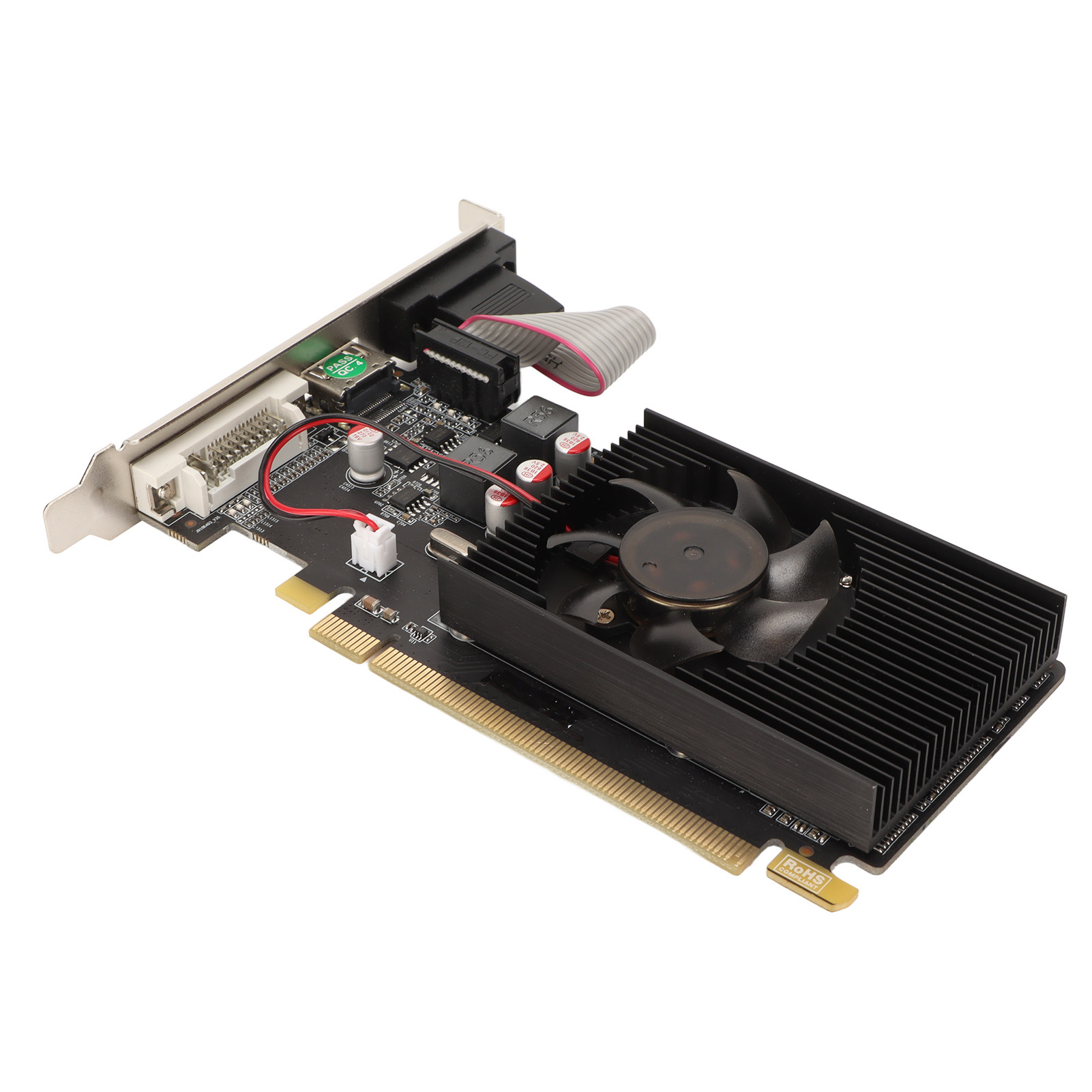 HD6450 Graphics Card, Strong Processing Capacity 2GB Graphics Card for Office. 