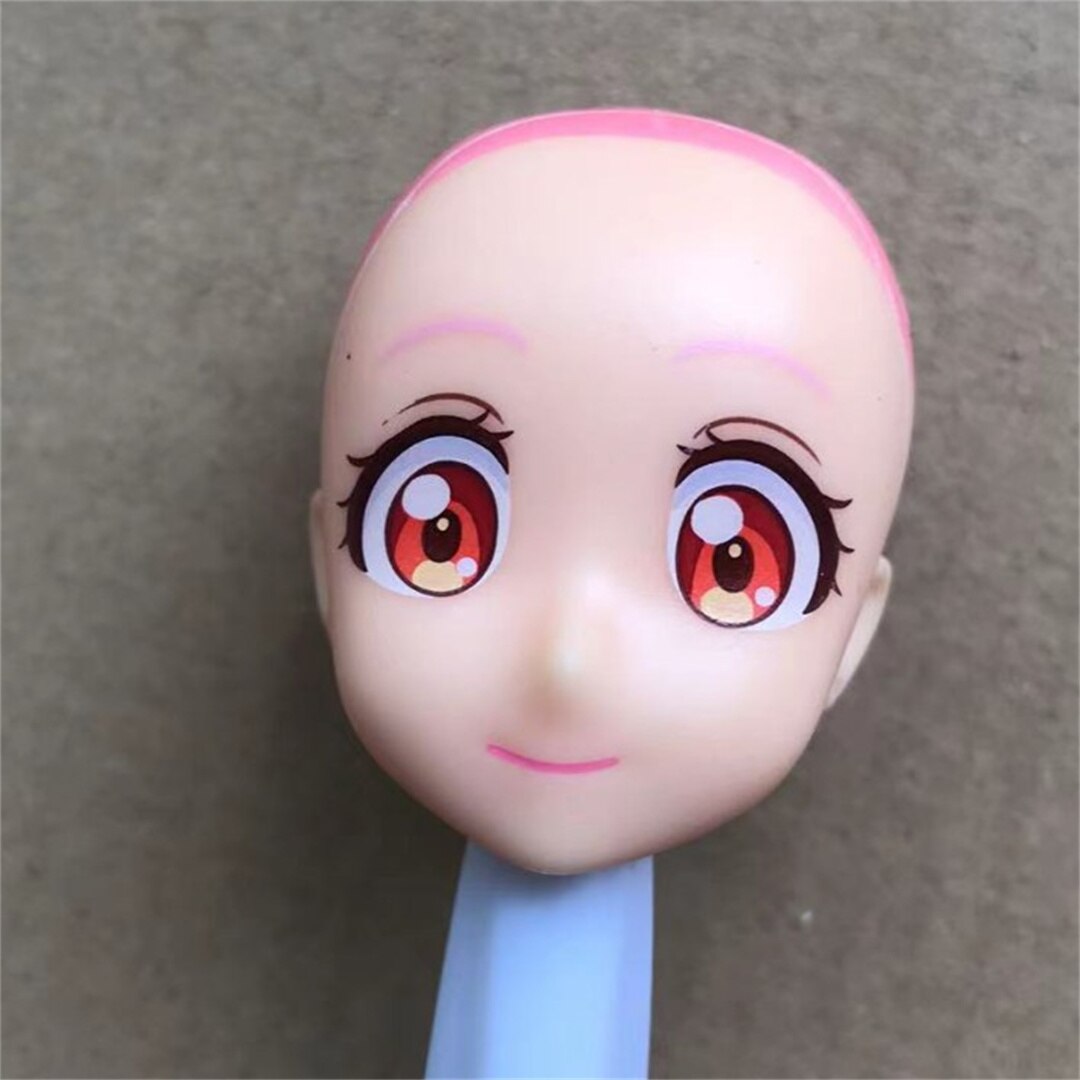 Licca Doll Bald Heads Cute Anime Eyes Doll Toy Girl DIY Dressing Toy Figures Little Twin Licca Doll Maki Miki Toy Girl Gifts. 
