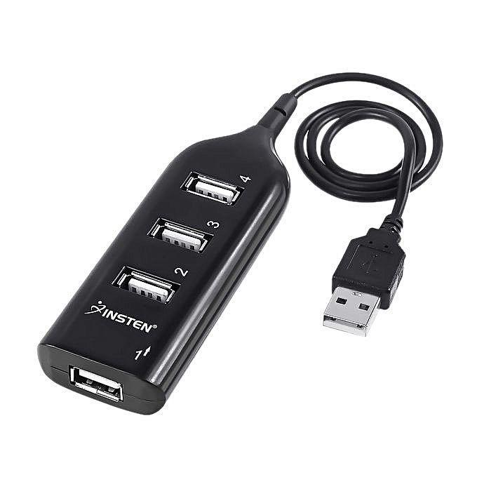 Computer and Laptop USB Hub 3 Port - Black. 