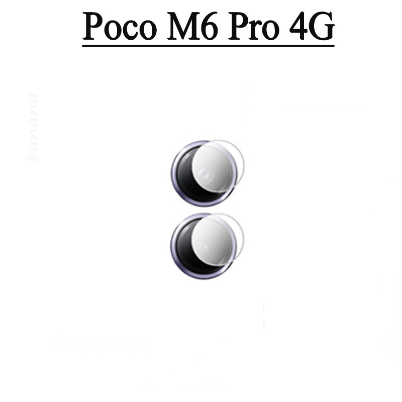 【World Supermarket 2021】(New) 3 in 1 Poco M6 Pro 4G 5G screen protector tempered glass film for Poco C65 X6 pro X5 Pro full cover front film screen protector glass back camera lens film. 