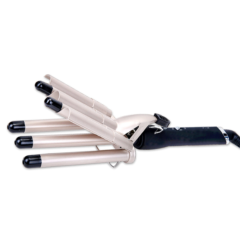 5-Tube Curler Fast Heating Big Wave Curl Iron Ceramic Five Stick Chicken Rolls Is Suitable For All Types Of Hair. 