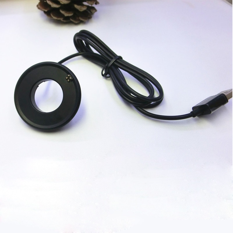 【happy one】For ASUS 3 3rd Generation Smartwatch Cradle Dock Smart Watch Charger With USB Cable High Quality Black. 