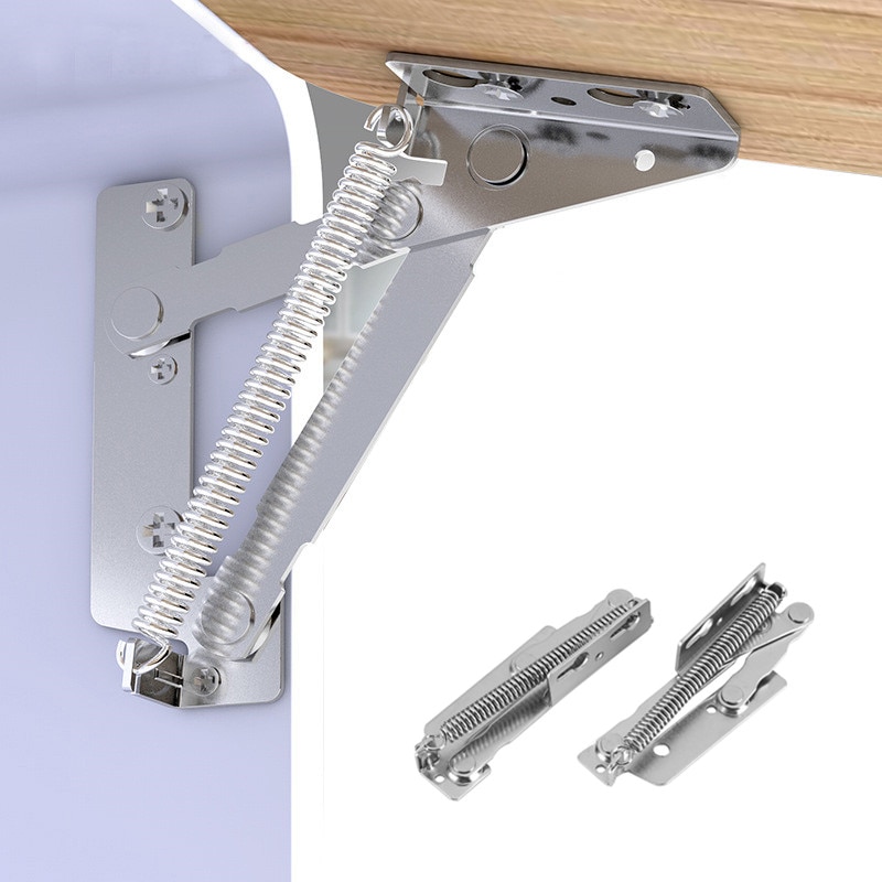 Folding Sofa Bed Spring Hinge, 2 Pieces, 10KG, 80 Degree, Cabinet Door, Door Lifter, Top Suprt Flap bisagra niture Hardware. 
