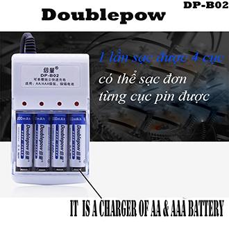 Doublepow U82 4Slot 1.2V Rechargeable AA AAA Battery Charger
