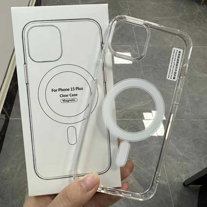 For Apple iPhone 15/15Pro/15 Pro Max/15 Plus Magsafe Clear Case - New Premium Quality Magnetic Magsafes Wireless Charging Transparent Clear Phone Case For iPhone 15/15Pro/15 Pro Max/15 Plus. 