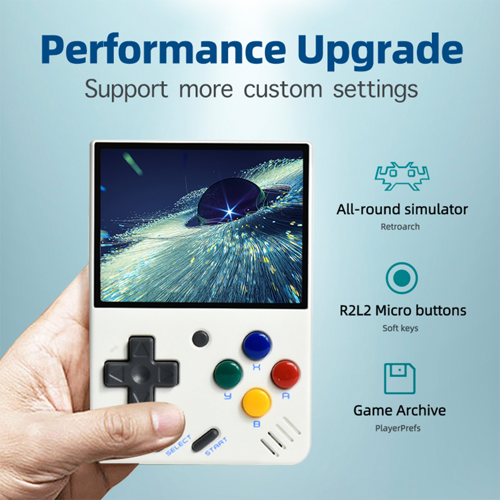 Miyoo Mini V4 Free Film Retro Handheld Game Console 2.8Inch IPS Screen Video Game Console Linux System Gaming Emulator Portable. 