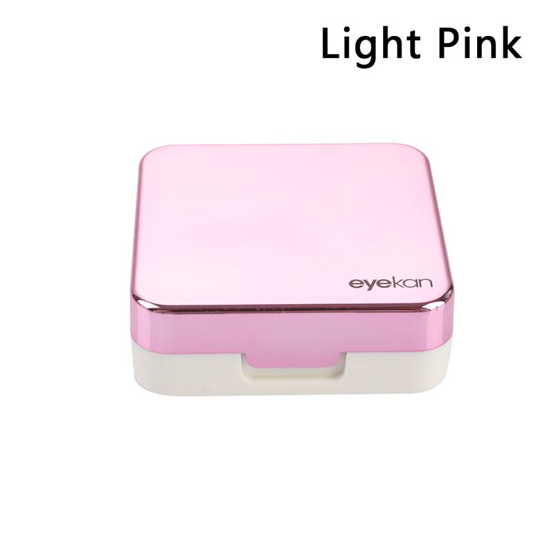 New Eyekan Exclusive Portable Contact Lens Case/Kit Box With Mirror,Twizzer,Applicator and Solution Bottle. 1pair Eyekan Contact Lens Kit Box For Any Type Of Contact Lens. Eyekan 5 Color (Black,Silver,Gold,Pink And Rose Gold) Contact Lens Case. #eyekan.5. 