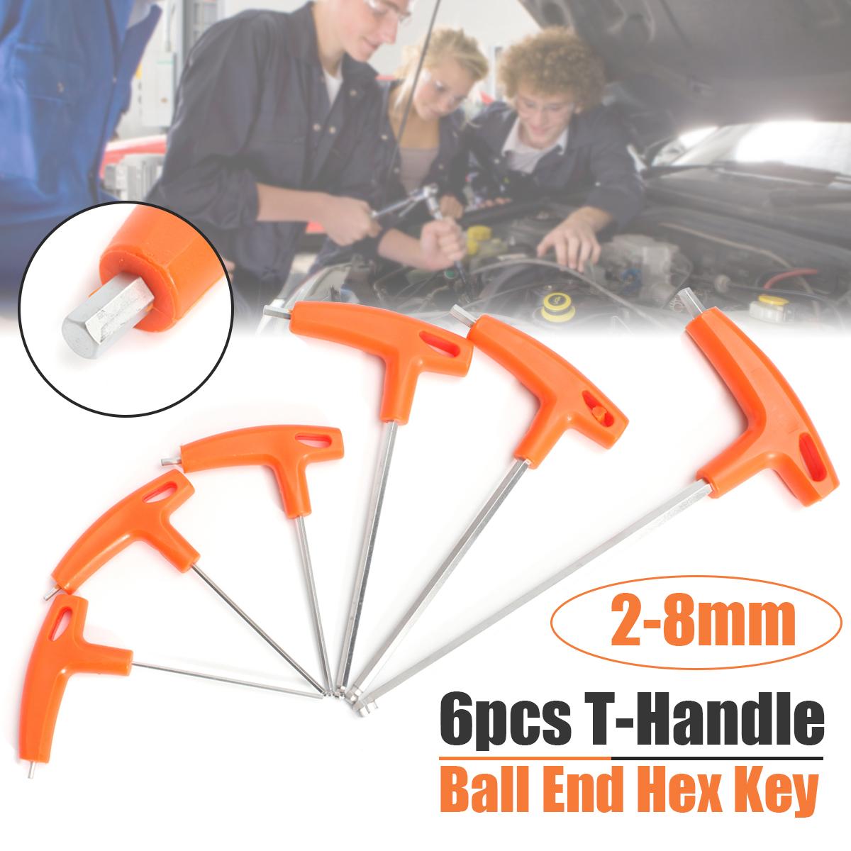 Online Shopping from Anywhere 6Pcs T Handle Allen Wrench Hex Key Set