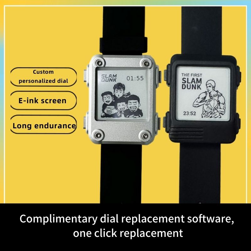 ESP32 E-ink Display Smart Watch Adjustable DIY Dial 3D Printer CNC Cases Customizable Connect With Bluetooth And Wi-fi Developer. 