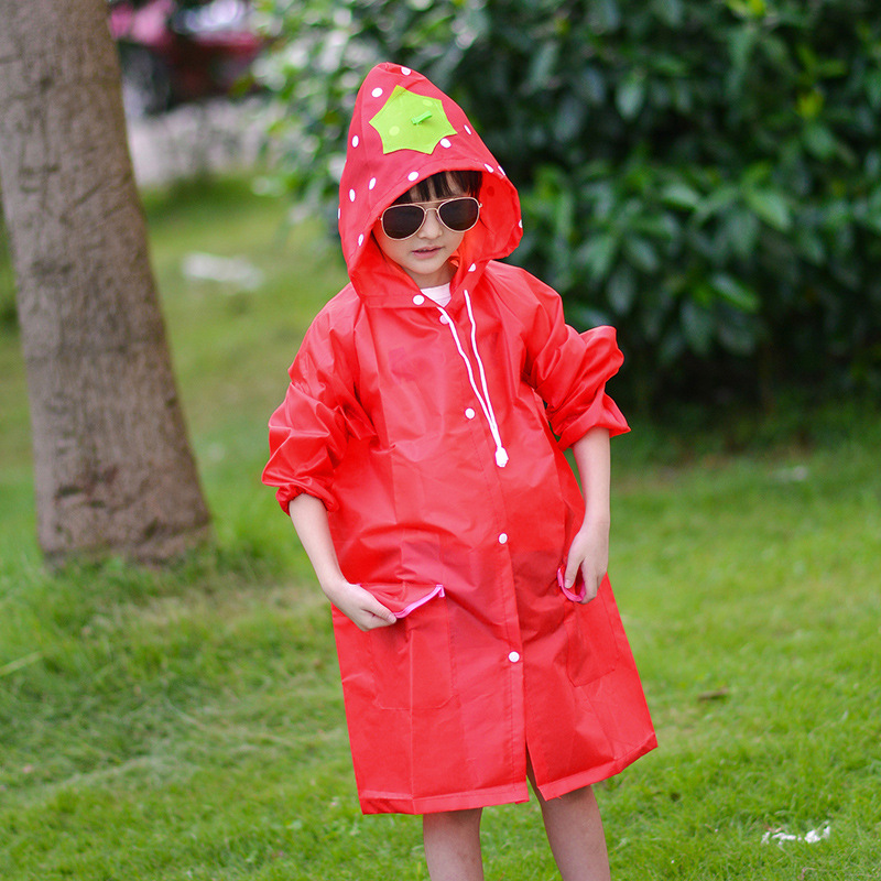 Factory new children's raincoat wholesale poncho kids raincoat waterproof oxford cloth clothes children's one-piece raincoat +