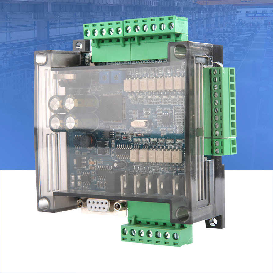 FX3U-14MT 6AD Input 2DA Transistor Output 24V 1A PLC Industrial Control Board. 