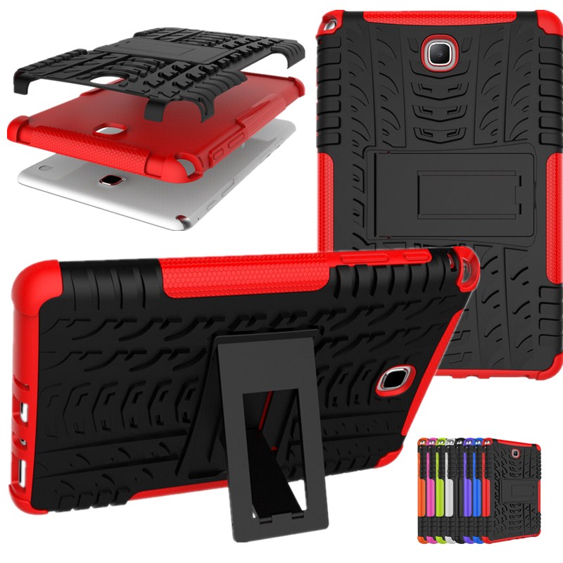 【3C VictoryEagle】For Samsung Galaxy Tab A 8.0inch T350 T351 T355 SM-T355 Shockproof TPU PC Cover Stand Case for Samsung A T290 Cover. 