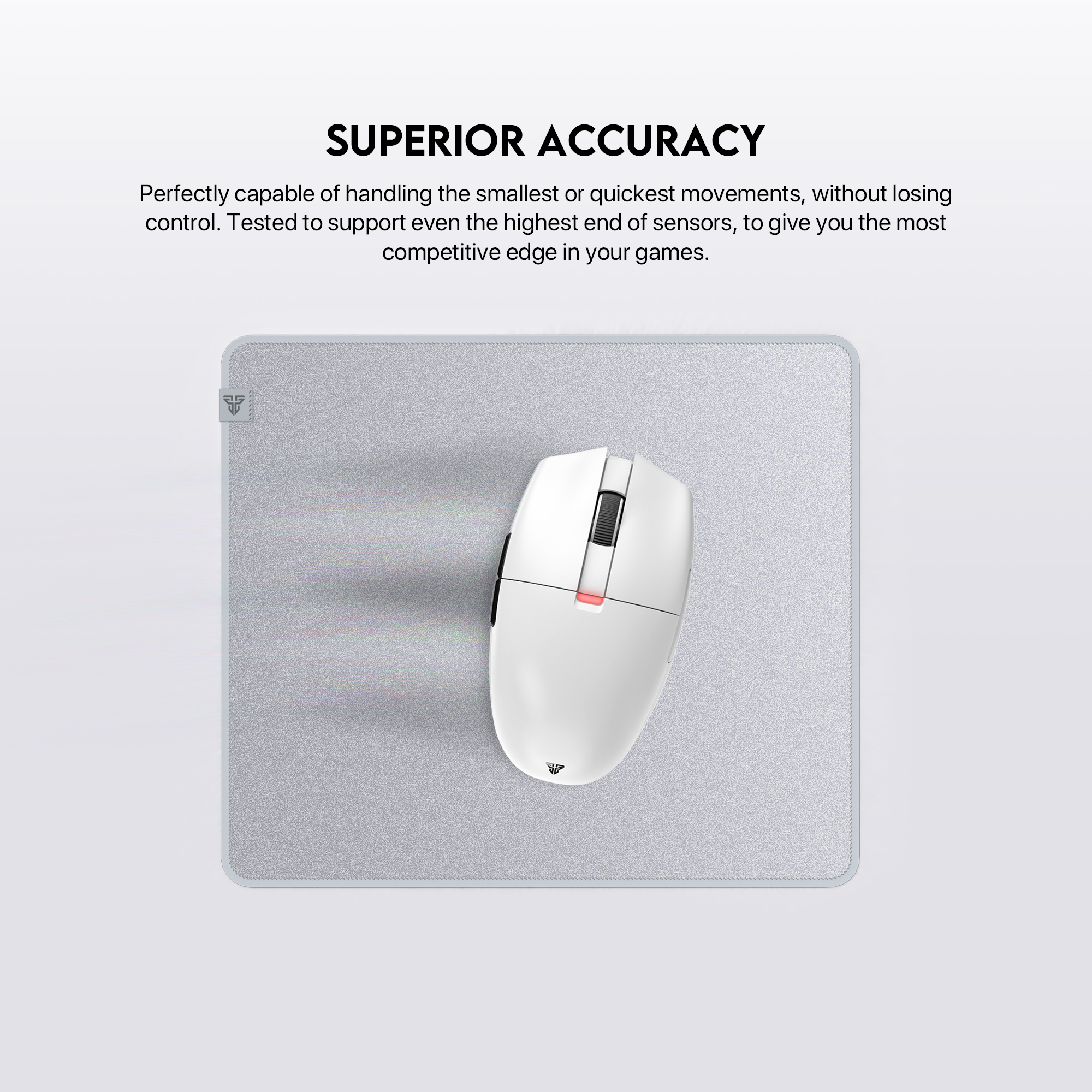 FANTECH AGILE MP453 MOUSE PAD SPEEDSILK Surface, Non-Friction Impacting Water-Resistant Coating Anti-Fray Edge Stitching Anti-slip base. 