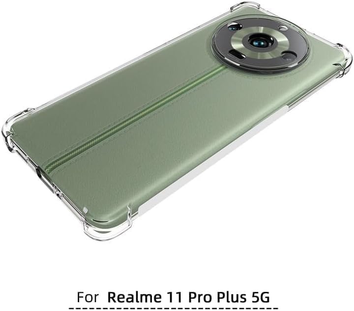 Realme 11 Pro Plus Transparent Soft & Flexible TPU With Bumper Mobile Cover
