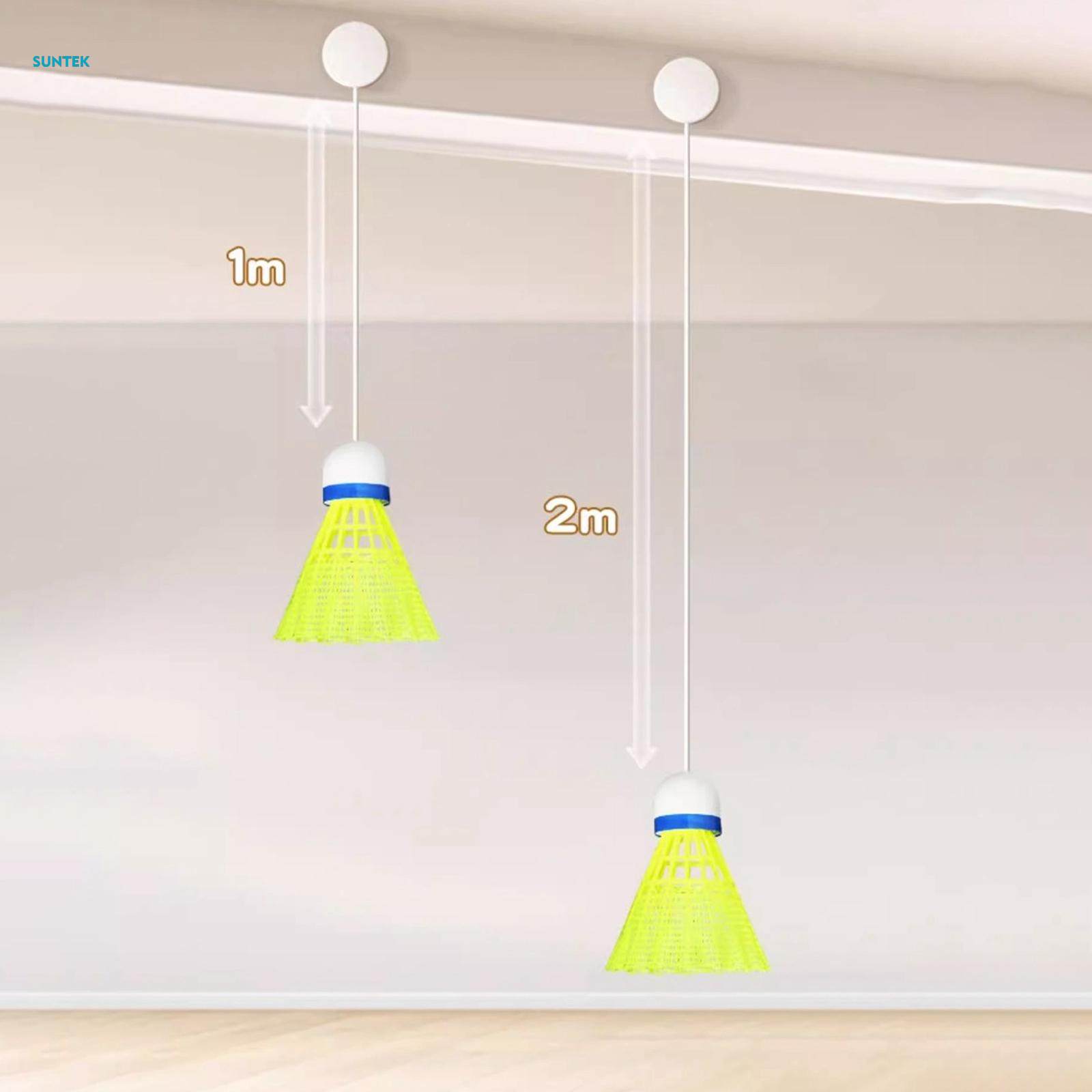 Indoor Badminton Trainer Lightweight Adjustable Height Self Training Device Solo Practice for. 