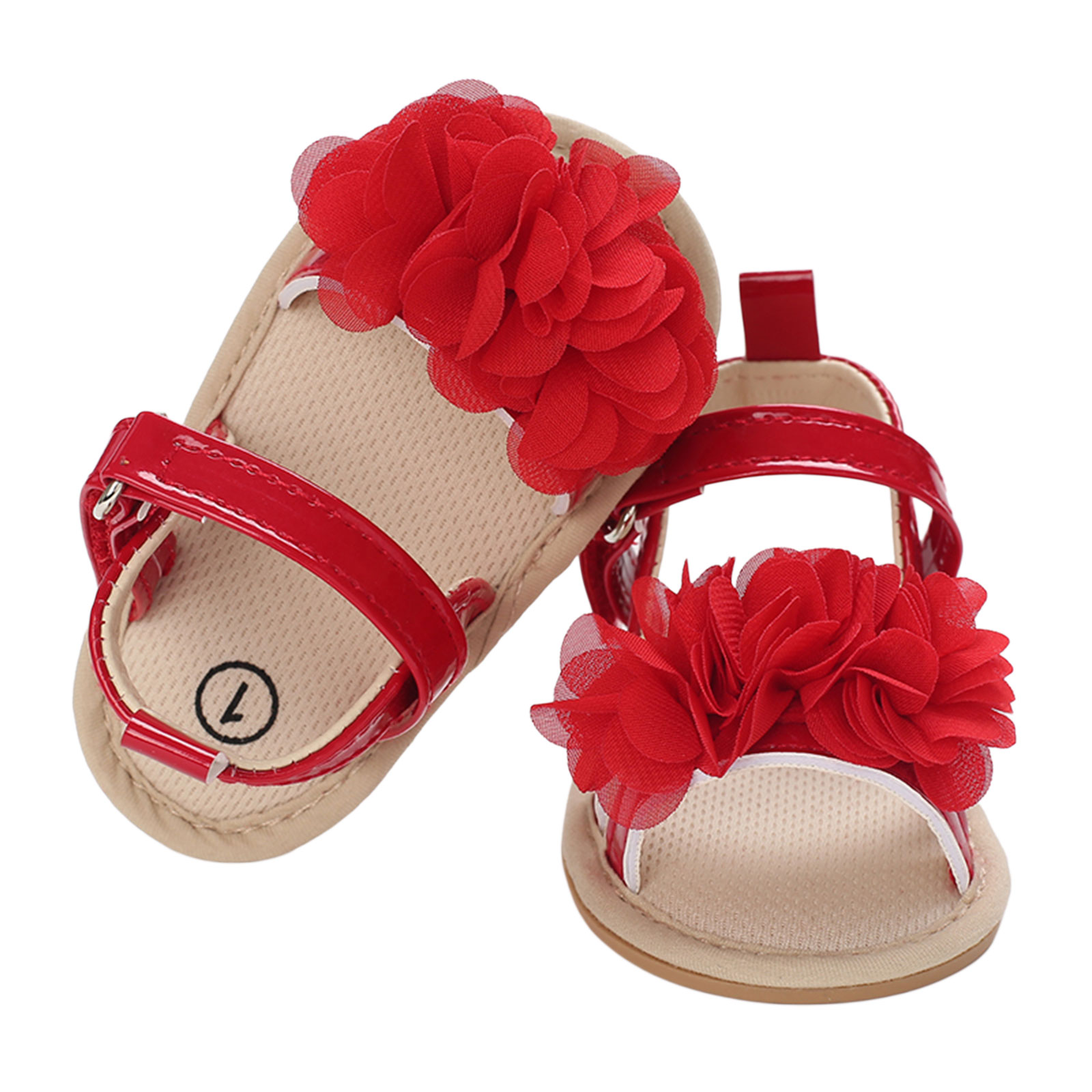 Baby girl hot sale red sandals