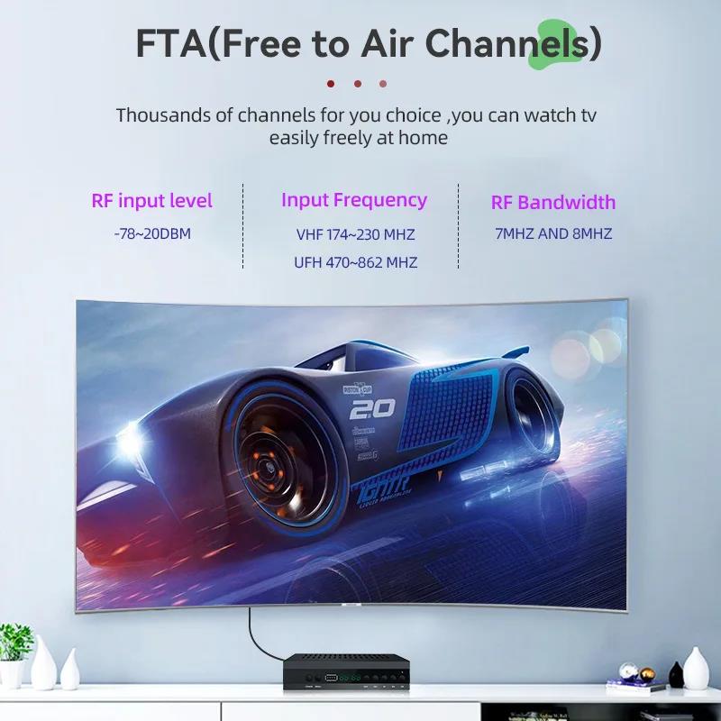 New Spain TDT HD Decoder DVB-T2 H.265 HEVC FTA Tuner PVR USB HDMI Digital SCART TV Receiver for View High-definition Channels. 