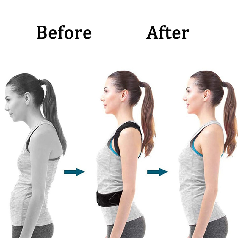 Posture Corrector,Instant Posture Corrector,Back Straightener Posture Corrector, Adjustable Back Posture Belt Easy Install L. 