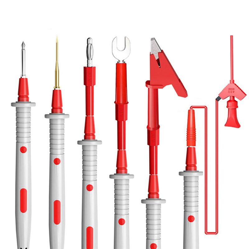 1Set P1503E Series Universal Multimeter Probe Test Leads Kit Replacement Needle Tester Tip IC SMD Test Hook Alligator Clip PVC+Copper. 