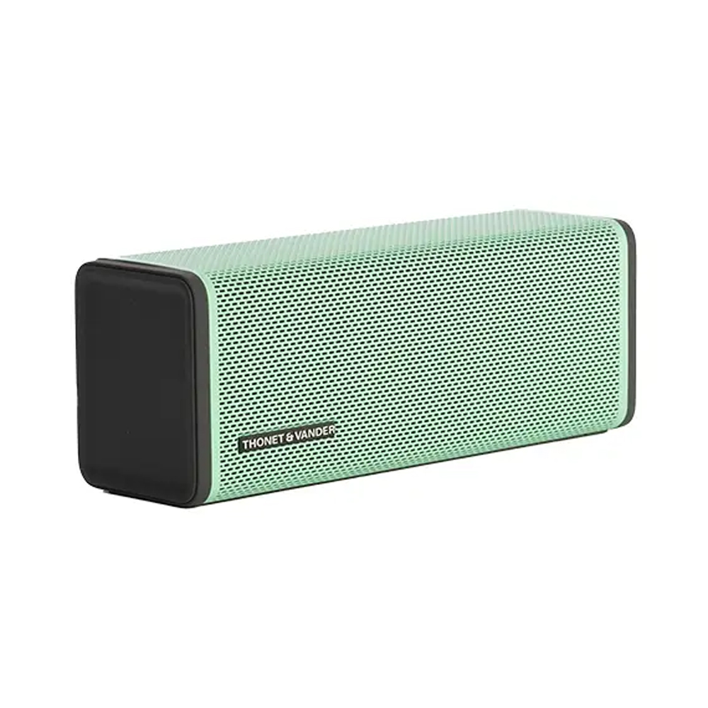 Thonet & Vander Frei Portable Bluetooth Speaker - Teal/Red/Black & Yellow - Output Power: RMS 16W -  Connectivity: Bluetooth, AuX, Built-in Mic - Waterproof IPX4 - 8 Hours Playtime - pORTABLE sPEAKER. 