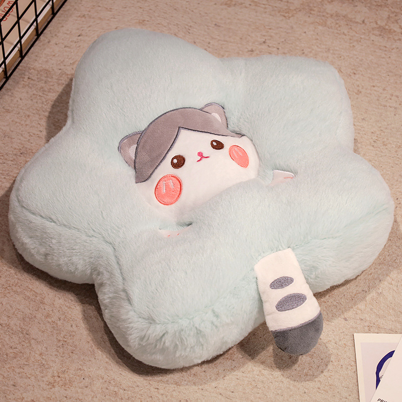 Cartoon meteor cat futon cushion sofa pentagram pillow office sitting for a long time not tired chair cushion car cushion