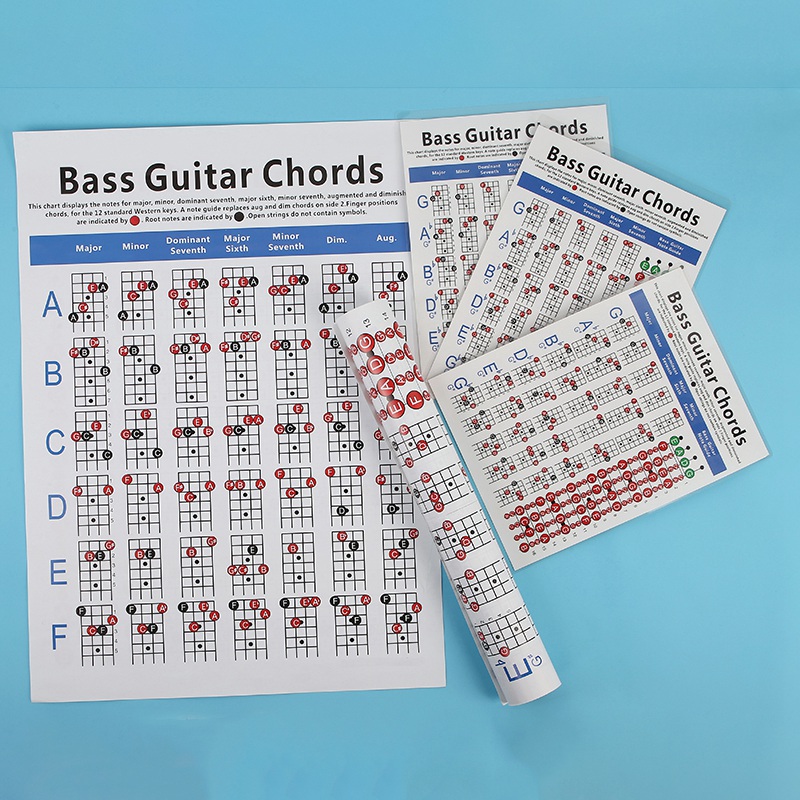 Electric Bass Guitar Chord Chart Diagram Exercise Diagram Small. 