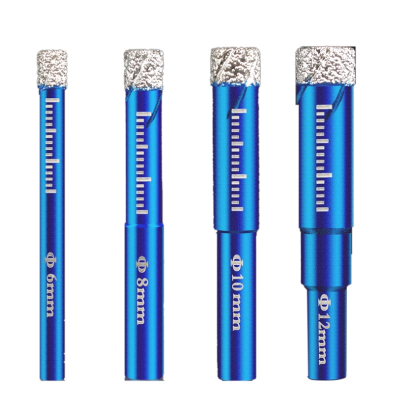 6MM Blue Diamond Drill Bit with Integrated lubricant for Cutting