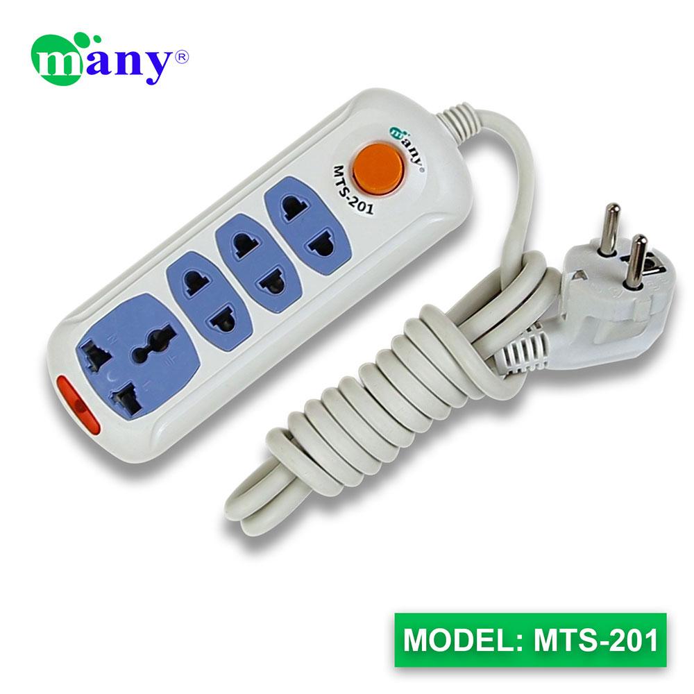 Multiplug Many 4 Port Socket MTS-201=2m - Multi Plug-7 Fit/Hand Copper Wire. 