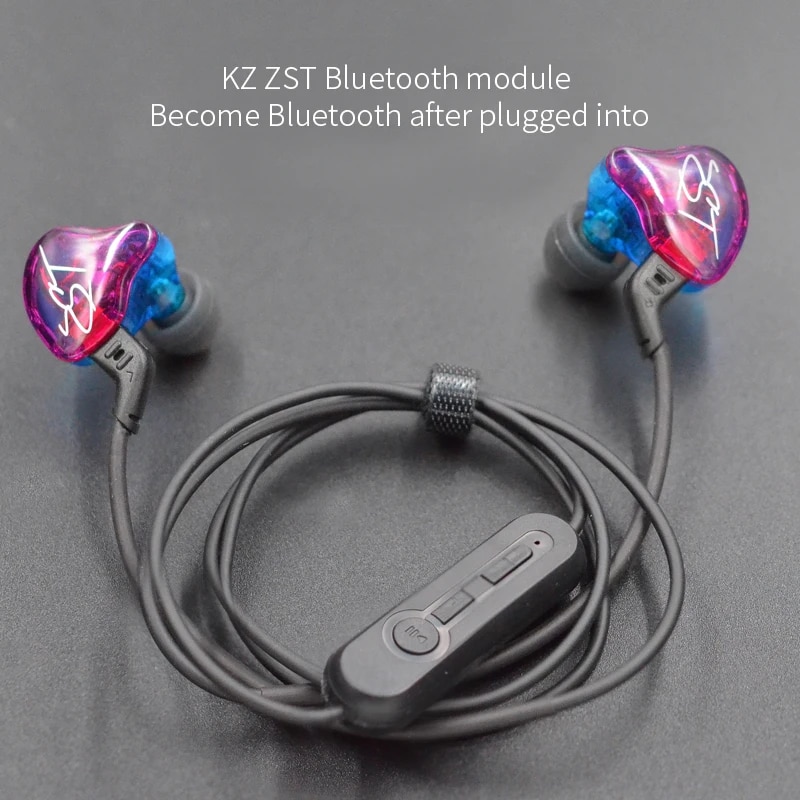 KZ AS10/BA10/ZST/ZS10 Bluetooth 4.2 Module Bluetooth Upgrade Hi-fi Portable Ear Hanging Type for KZ ZS4/ZS5/ZS6/ED16. 