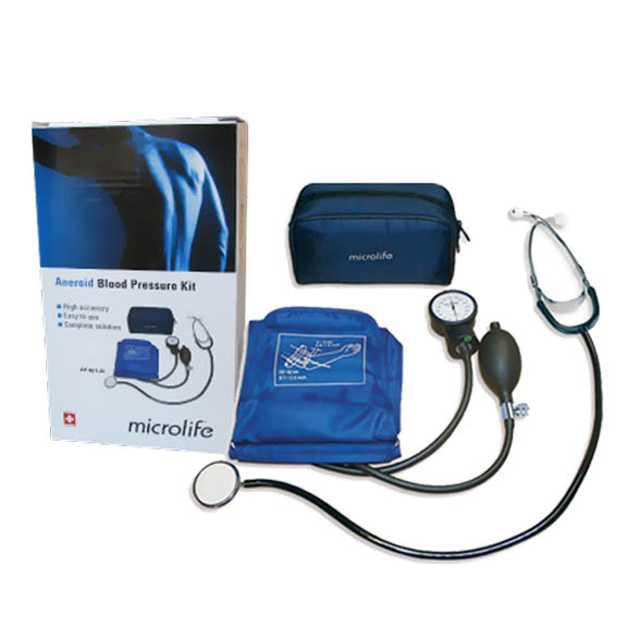 Microlife Manuel Blood Pressure Machine Monitor Sphygmomanometer- Analog Aneroid Manual BP Machine Set With Stethoscope. 