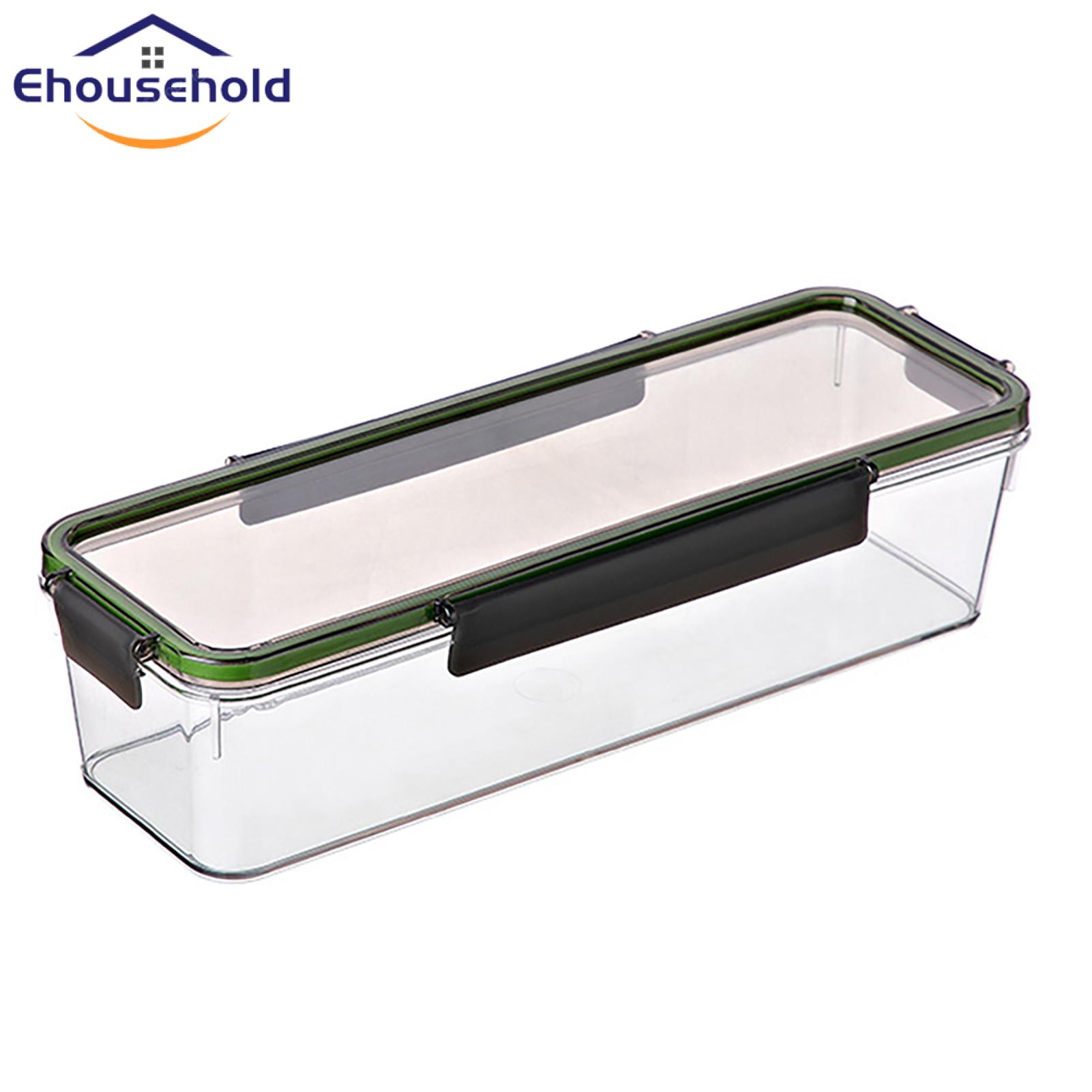 Moisture-proof Food Box Large Capacity Rectangular Pasta Storage Box with Moisture-proof Seal Visible Design Food Container for Noodle Storage Container. 