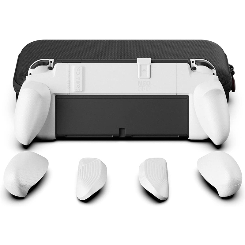 JAERBEE Replaceable Ergonomic Handle Grip Protective Case for Nintendo Switch OLED and Regular Model with Carrying Case. 