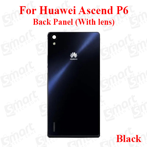 For Huawei P6 Back Panel/Backshell/ Casing + Camera lens With Logo-All Colors Available. 