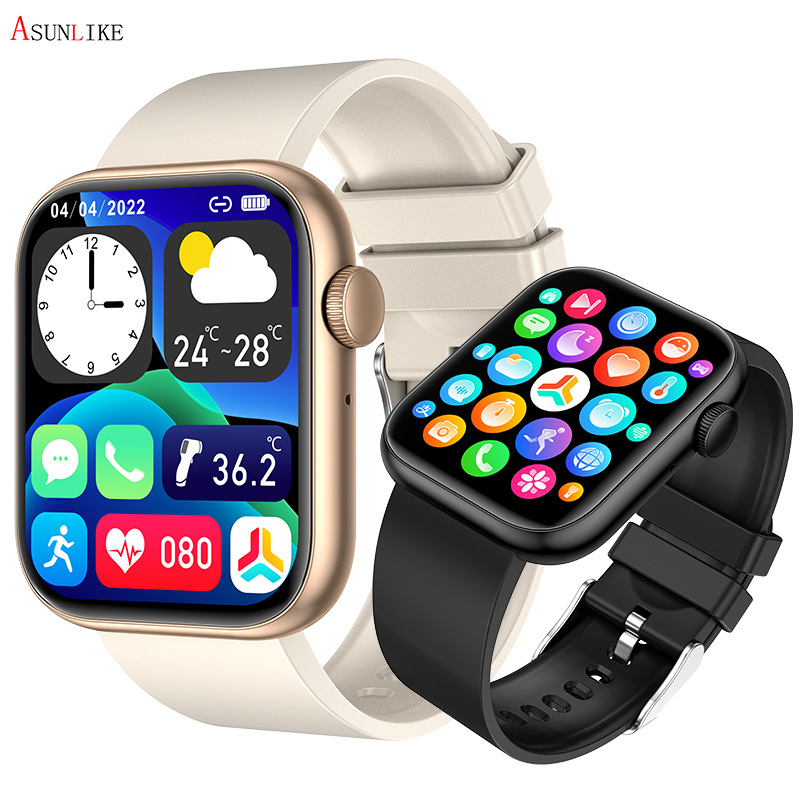 New QX7 Smart Band 1.85 Bluetooth Call One Click Direct Connection to True Blood Oxygen Temperature Sports Watch