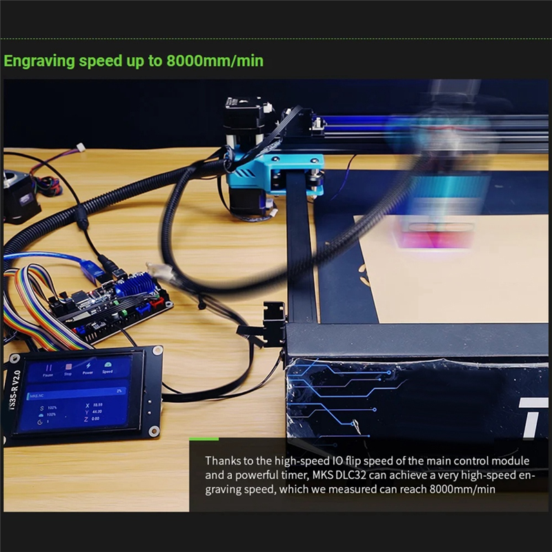 MKS DLC32 V2.1 32Bits Motherboard Offline ESP32 WiFi Controller for CNC Laser Engraving Machine. 