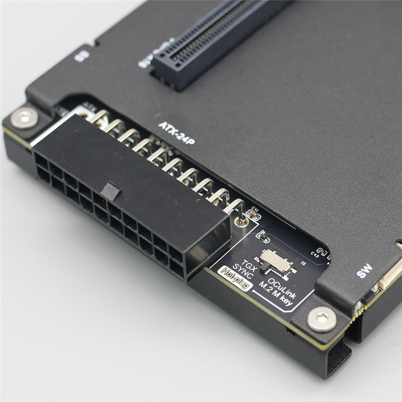Gpu Video Card Docking Station High-Speed External Graphics Card Dock Ocup4V2 Signal Chip Pci-E4.0 Easy Install Easy to Use. 