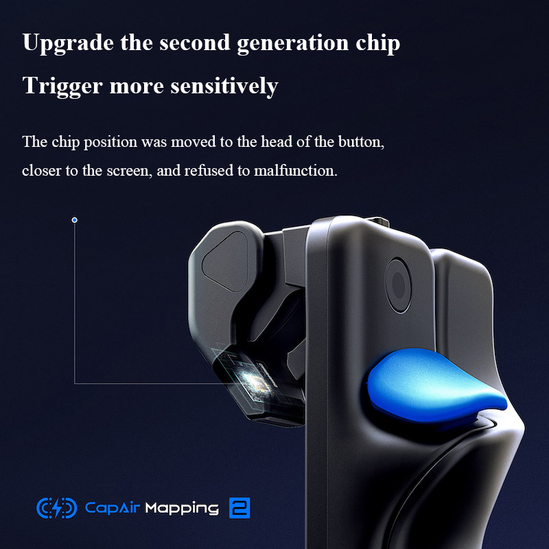Flydigi Shadow Stinger Wireless Joystick Mobile Pubg Controller Fps Trigger Auxiliary Six-Finger For Androidios. 