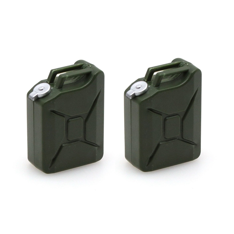 2Pcs Mini Simulation Fuel Tank Decoration Tools for Axial SCX10 90046 AXI03007 Traxxas TRX4 TAMIYA D90 RC Crawler. 