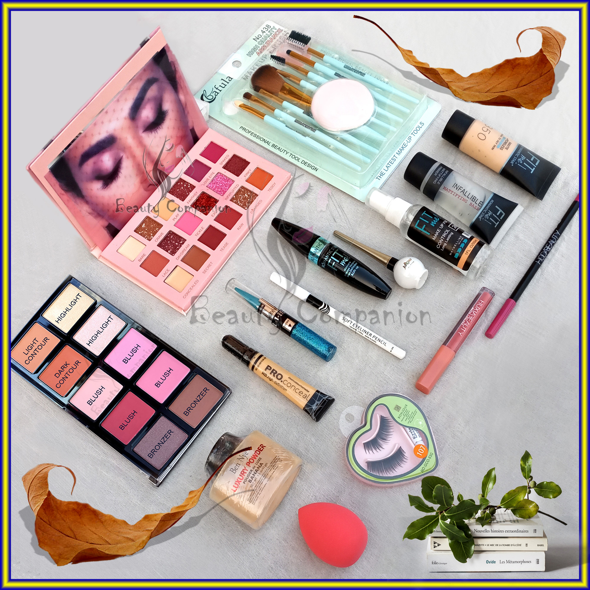 Professional, Qualityful, Full Coverage Makeup Set (Bundle Of 23 PCS)
