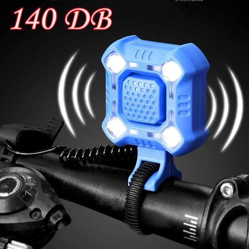Waterproof High light and highdecibles Bicycle Rechargeable lamp horn - Blue - Cycle Accessories - Cycle Accessories - Cycle Accessories. 