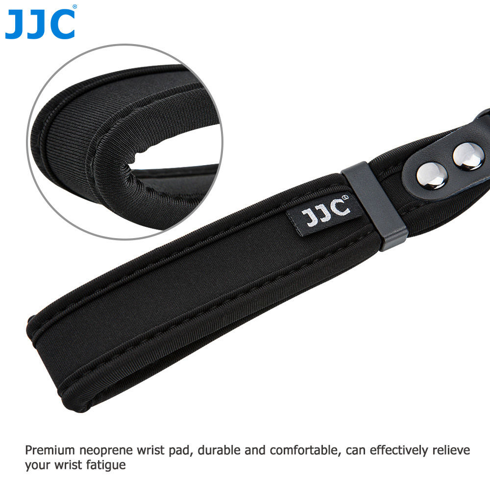 JJC Camera Hand Strap Ajustable Quick Release Wrist Strap for Olympus TG-7 Fuji X100VI XT4 XPro3 Nikon Zf Z30 Z7 Z7 II Z5 Z6 Z50. 