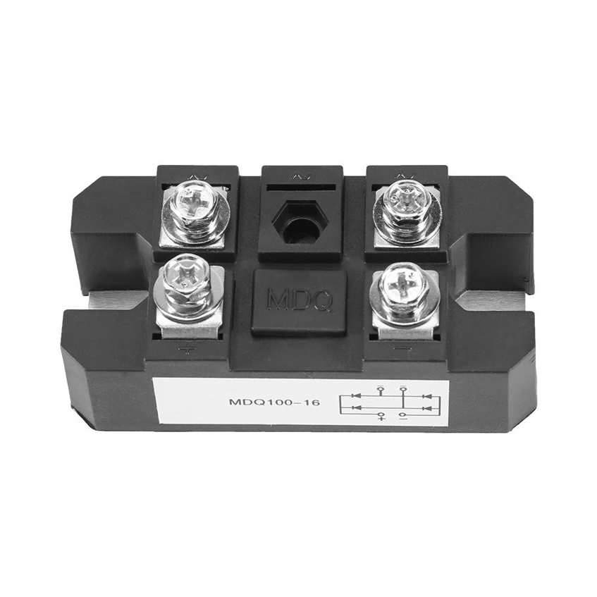 Single-phase diode bridge rectifier 100A 1600V 4-pole high power single-phase. 