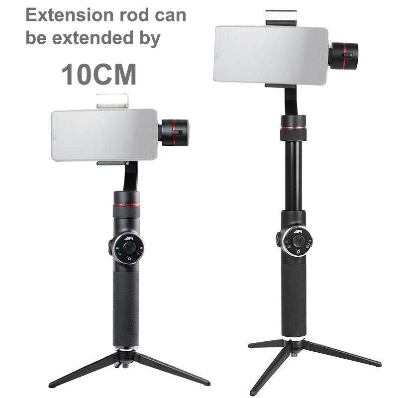AFI Handheld Gimbal Smartphone Stabilizer 3-Axis Selfie Stick Gopro Action Camera, Cell Phone Tracking Gimbal For Tiktok or Volg. 